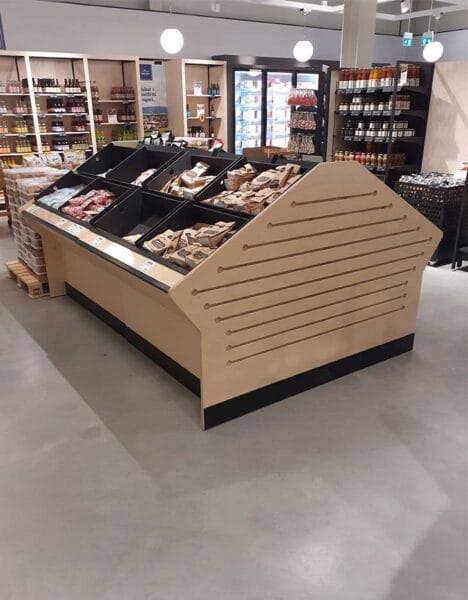 Butiksinredning - Leksands knäckebröd, Leksand