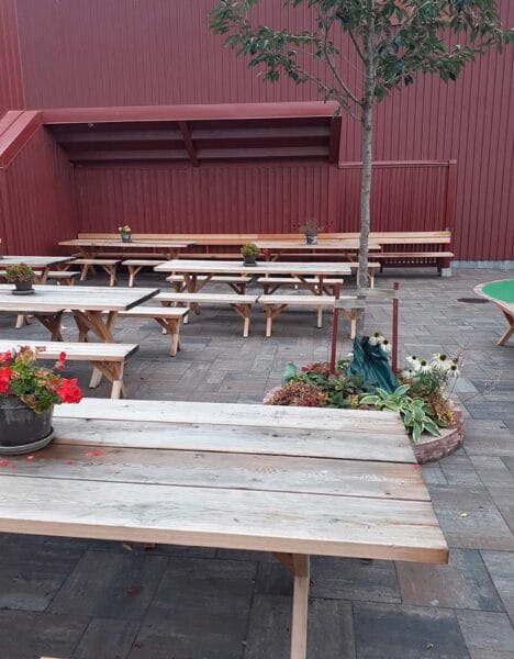 Utemöbler - Leksands knäckebröd, Leksand