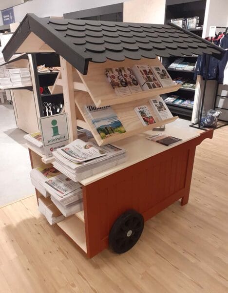 Butiksinredning - Leksands knäckebröd, Leksand
